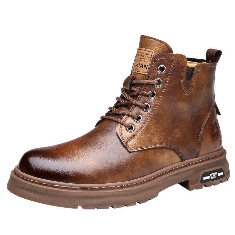 British Martin Boots Thick Bottom Outdoor Hiking Workwear Men foto 2