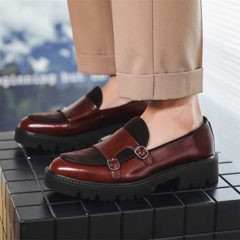 Slip-on Men's Thick Bottom Heighten Casual Shoes foto 5