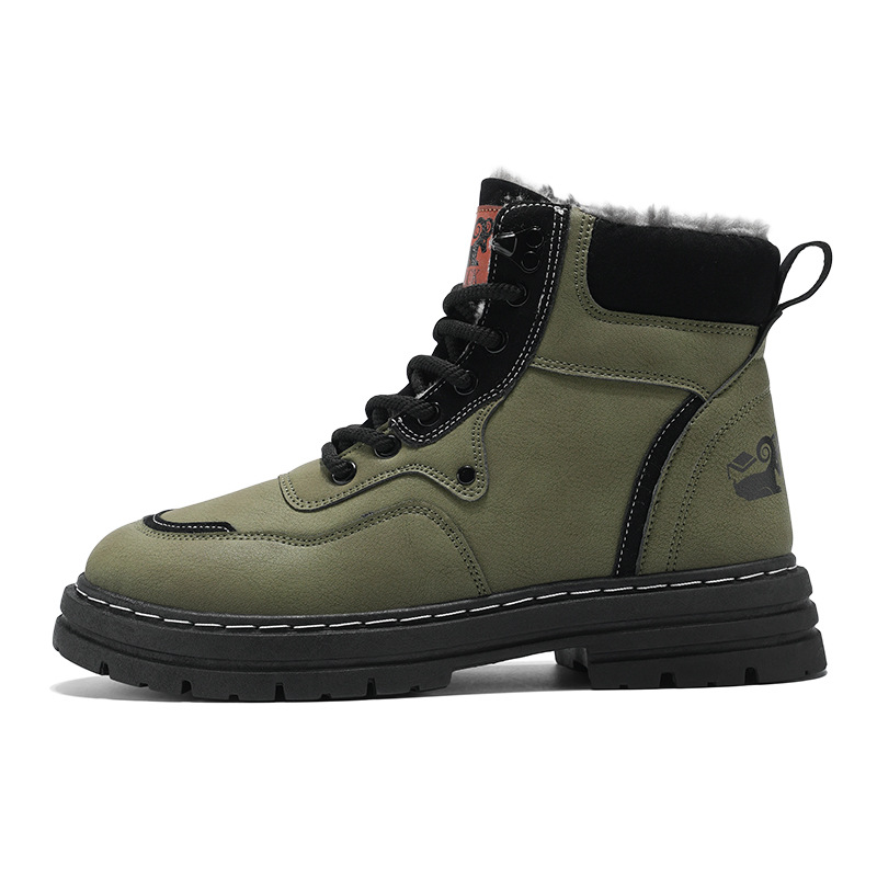 Men's Fashion British Style High-top Martin Boots foto 4
