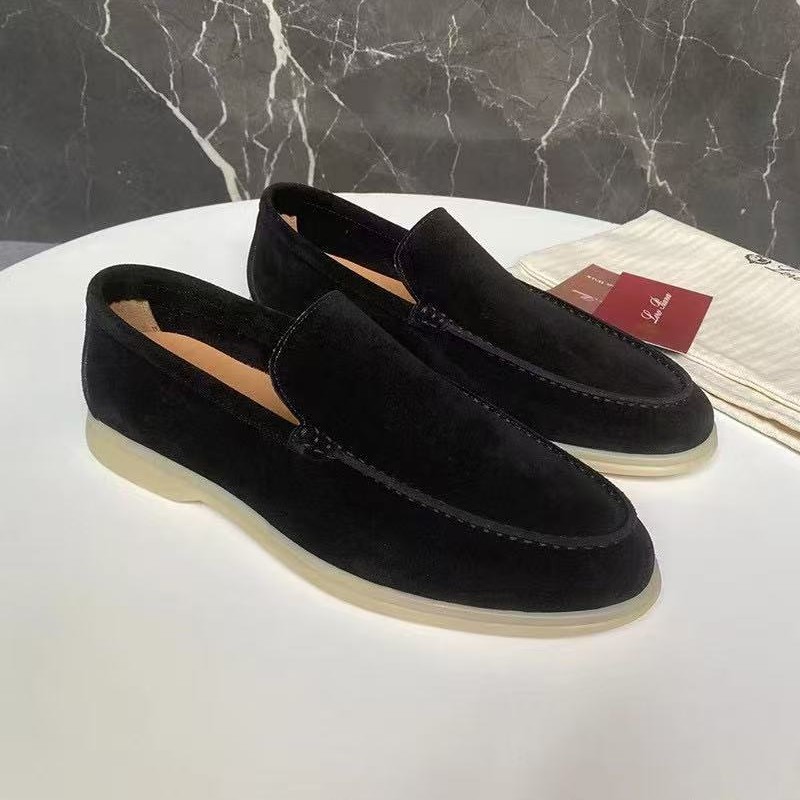 Summer Loafers With A Casual Flat Bottom And One Foot Kick foto 4