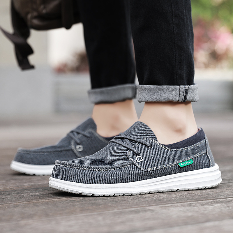 Slip-on Men's Canvas Old Beijing Cloth Shoes foto 5