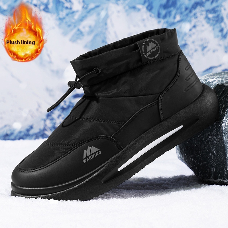 Fleece-lined Warm Northeast China Cotton Shoes foto 3