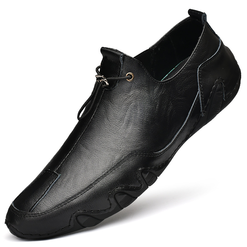 Men's Plus Size Sports Genuine Leather Leather Shoes foto 4