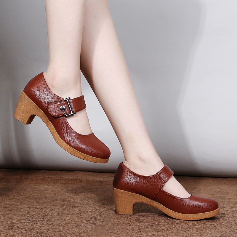 Round-toe Modern Square Dance Shoes For Women foto 3