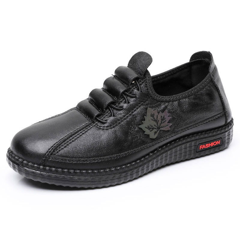 Plus Size PU Soft Bottom Slip-on Comfortable Mom Shoes foto 3
