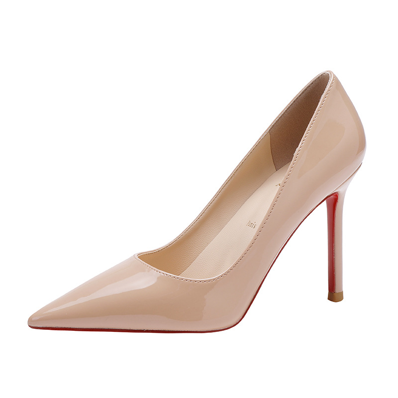 Side Empty Nude High Heels For Women A Popular And Versatile Style On The Internet foto 4