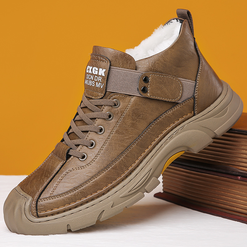 Men's Fleece-Lined Warm Casual Shoes foto 3