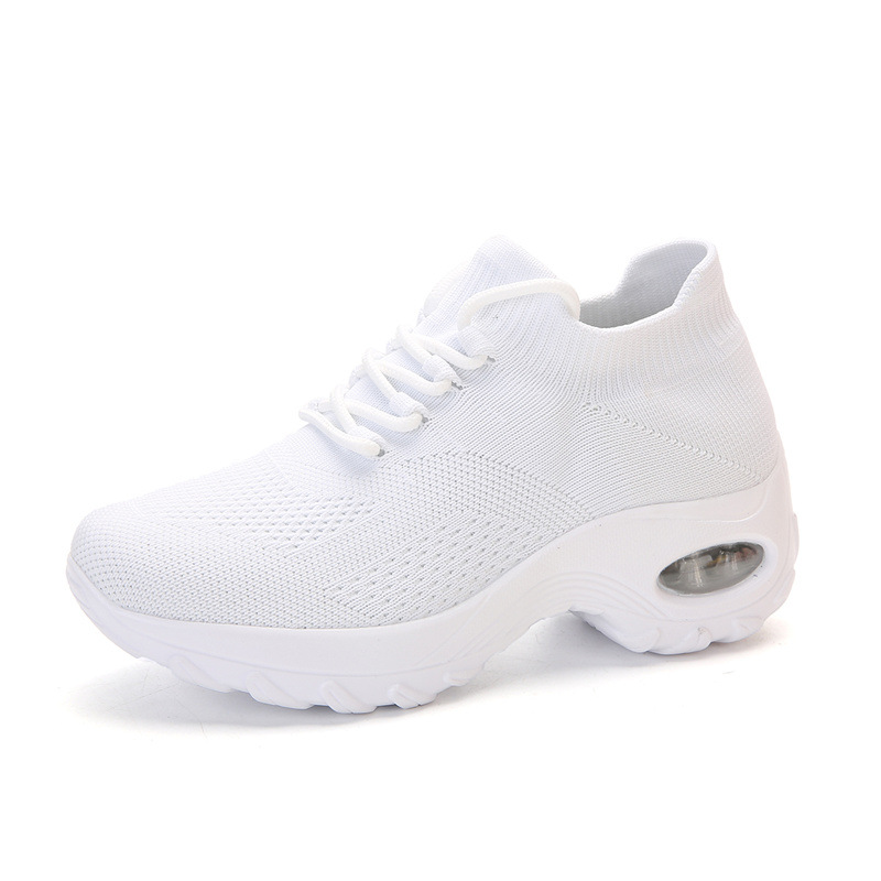 Plus-size Womens Flyknit Breathable Sneakers foto 5
