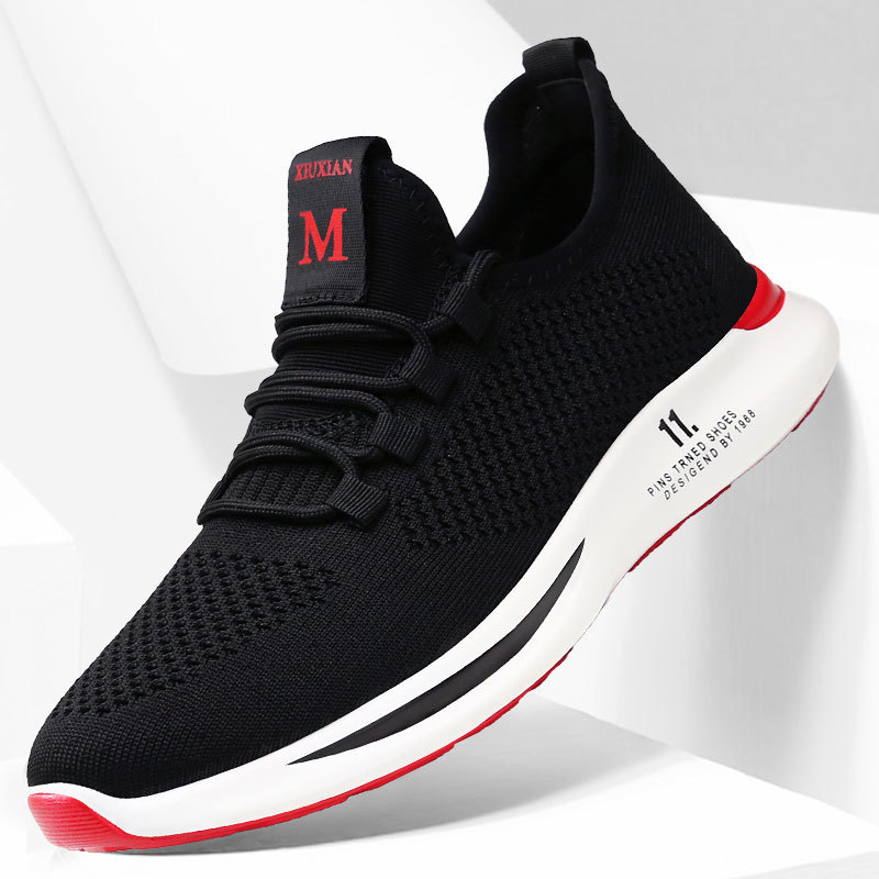 Casual Mesh Sports Men's Shoes Breathable Soft Bottom Wild Deodorant Light