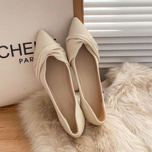 New Chanel-style Pointed-toe Flat Shoes For Women foto 4