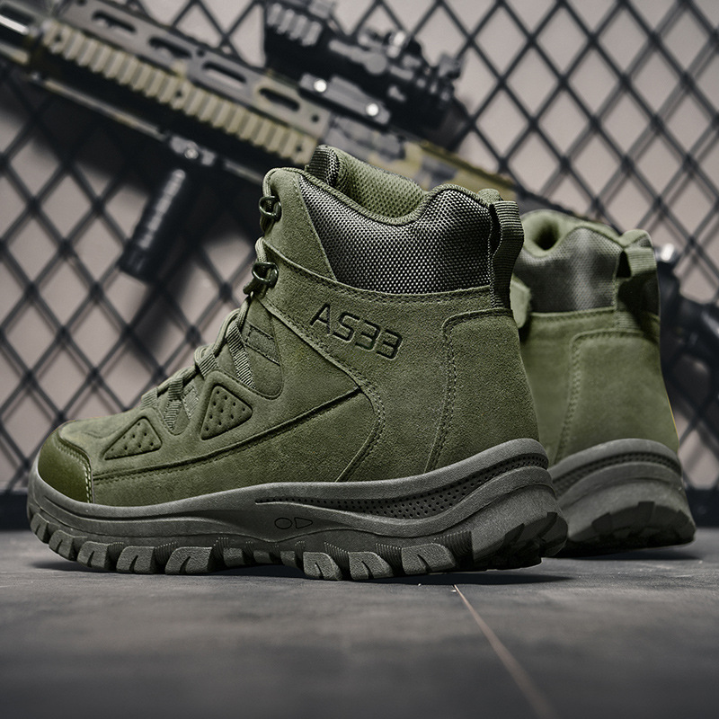 Outdoor Work Boots Combat Training Boots Low-top Lace-up foto 2
