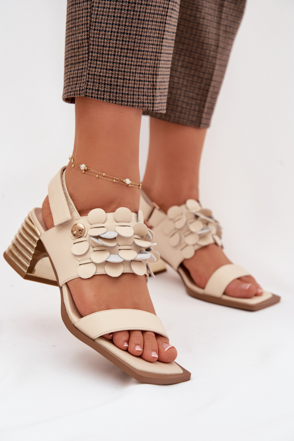 Sandalen op hak Step in style