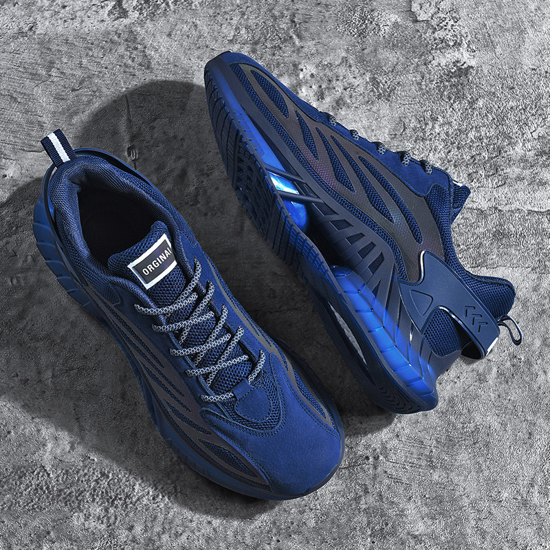 Men's Fashion Summer Reflective Running Shoes Sports foto 4