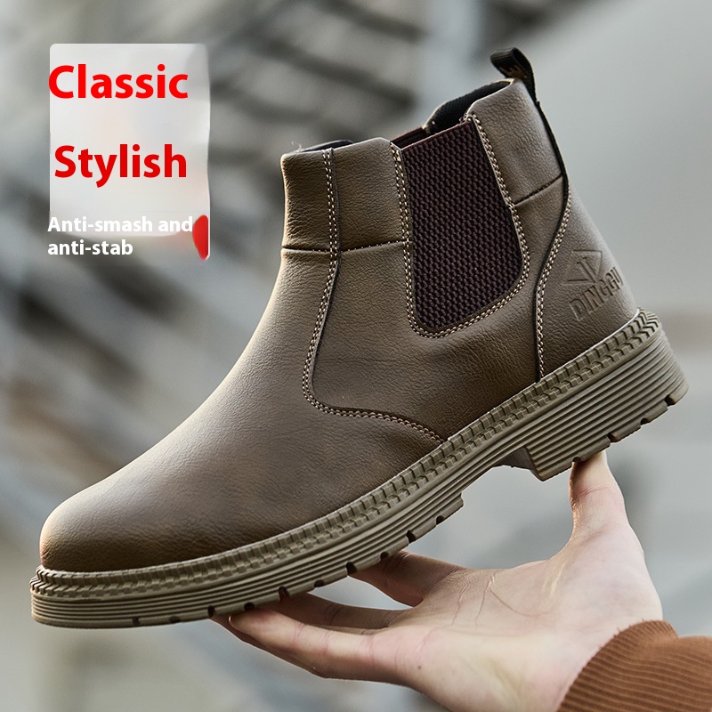 Men's High-top Labor Protection Shoes foto 2