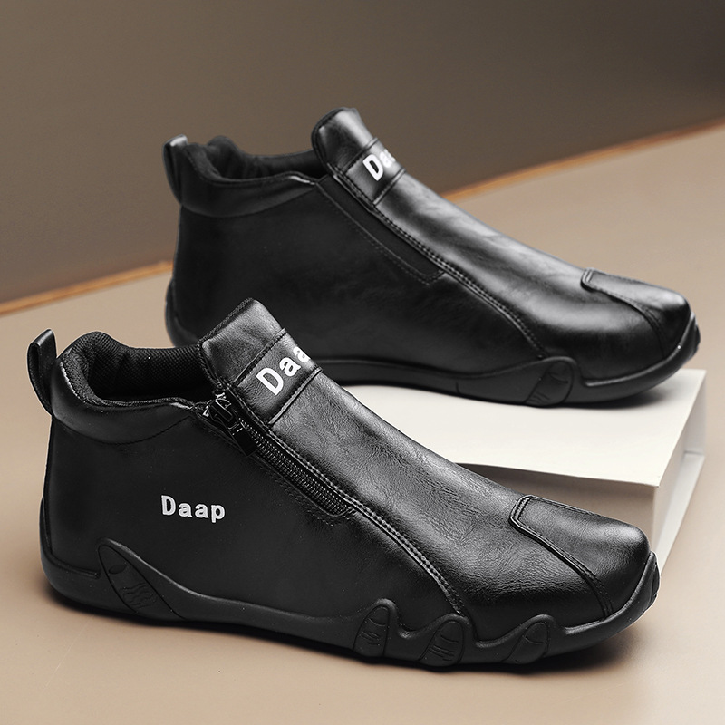 Men's High-top Casual Workwear Trendy All-matching Outdoor Climbing Boots foto 4