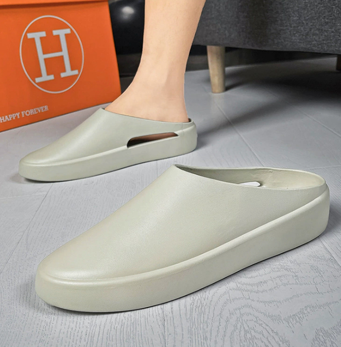 Baotou Slippers For Men Springsummer Outdoor Crocs-style Shoes foto 3