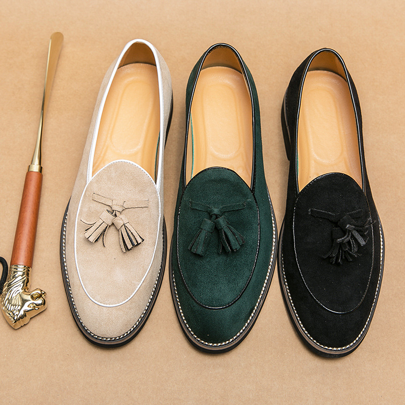 Men's Fashion Personality Trend Business Leather Shoes foto 4