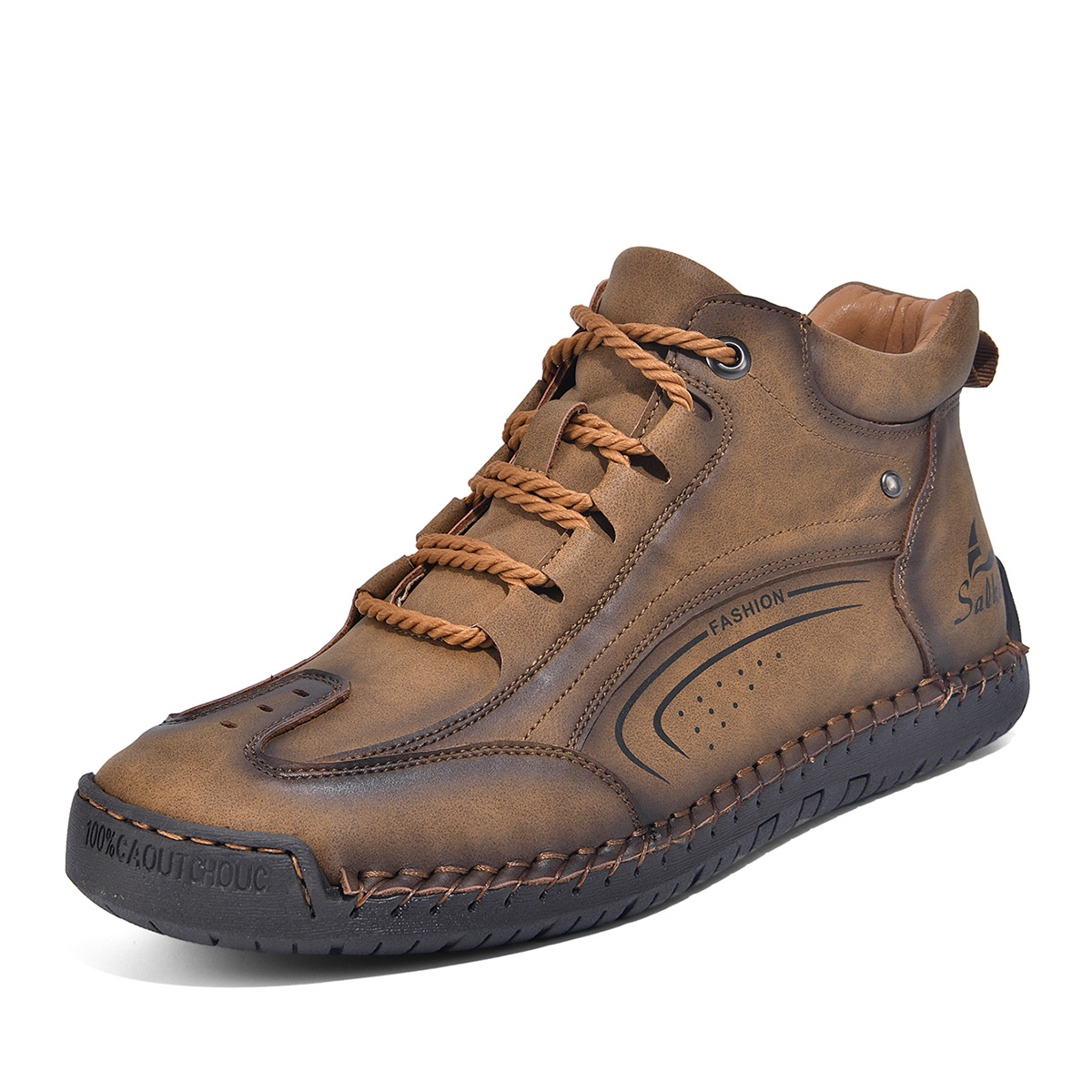 Plus-size Mens Fashion With Hand-stitched Soles foto 4