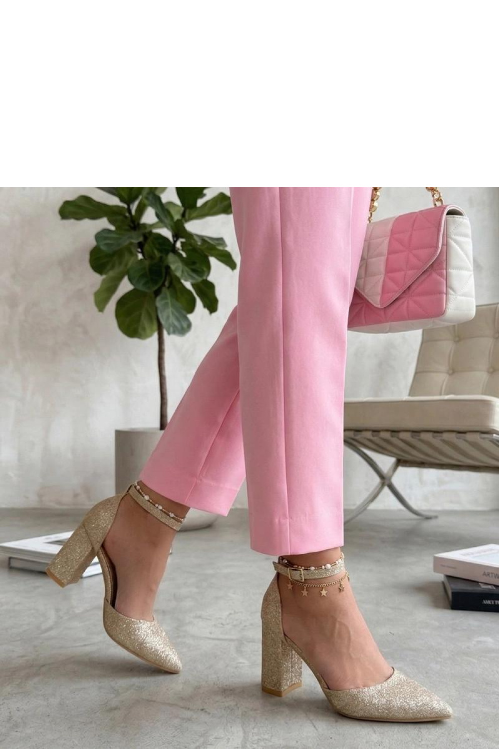 Pumps met dikke hak Solea