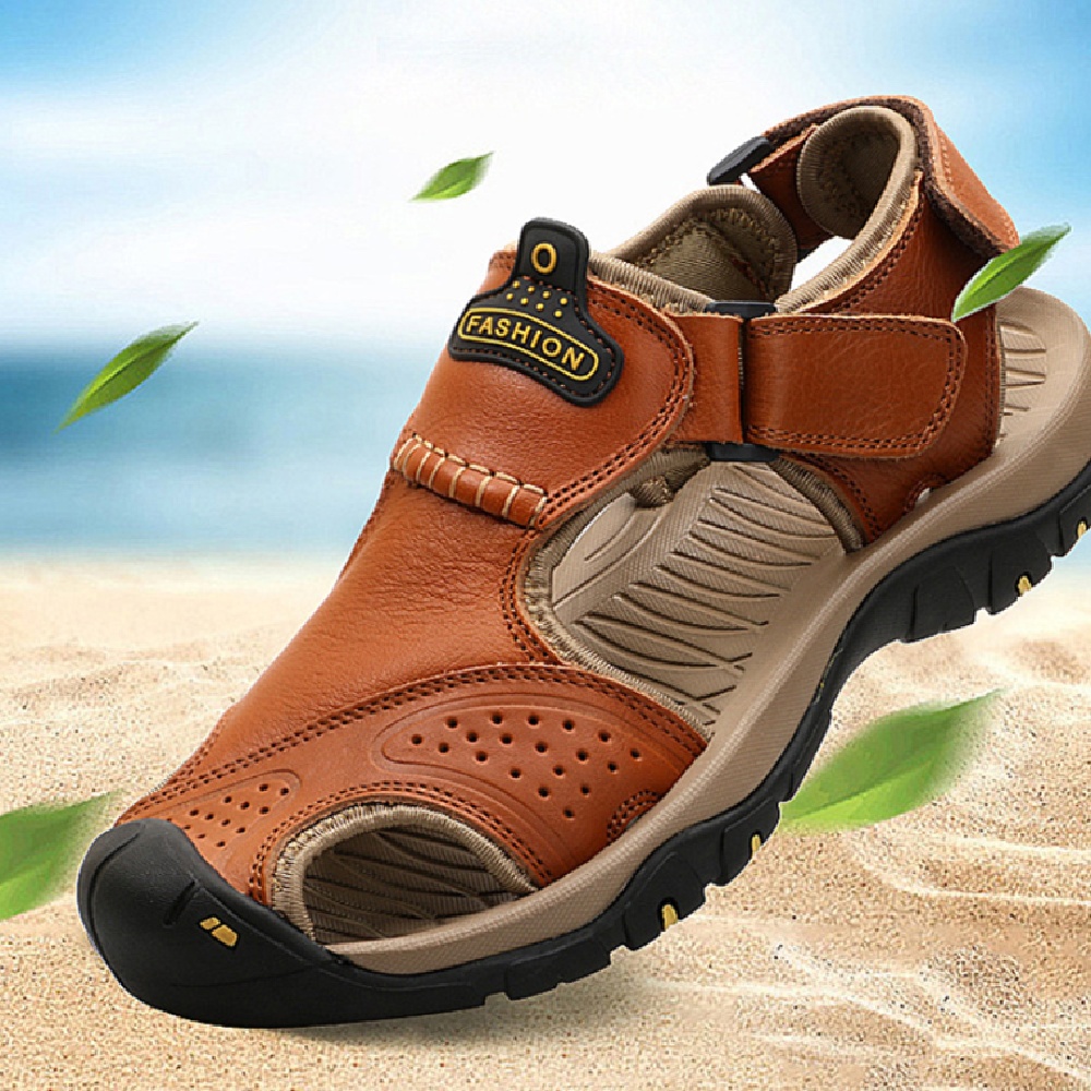Summer Closed Toe Casual Beach Shoes Men foto 2