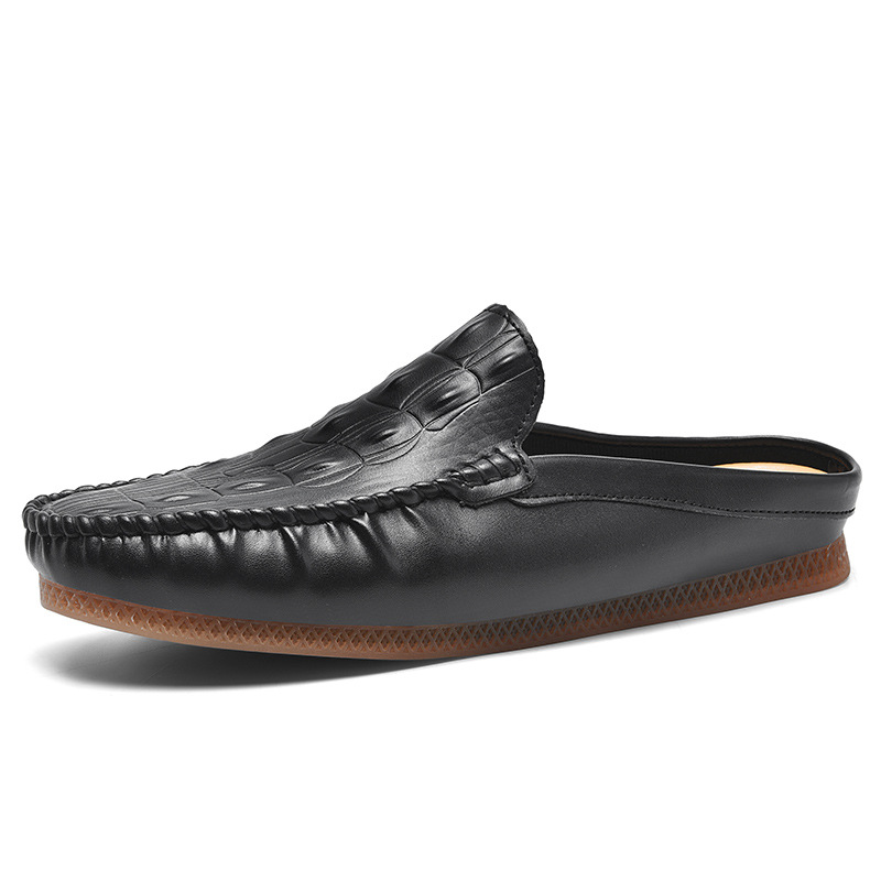 Summer Men's Leisure Semi-slippers Breathable Gommino foto 2