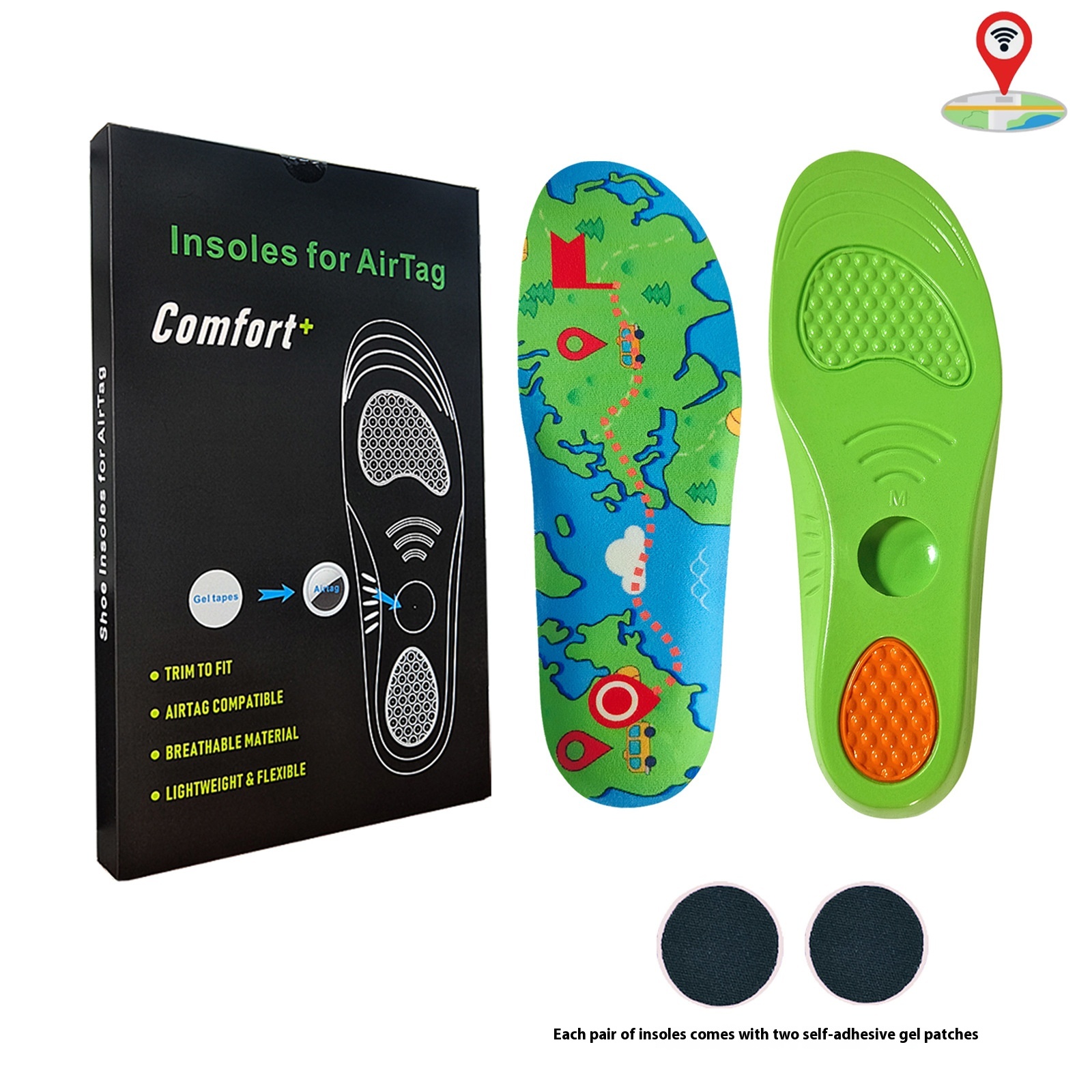 Children's Sports Insole Elderly Anti-lost Locator Insole foto 2