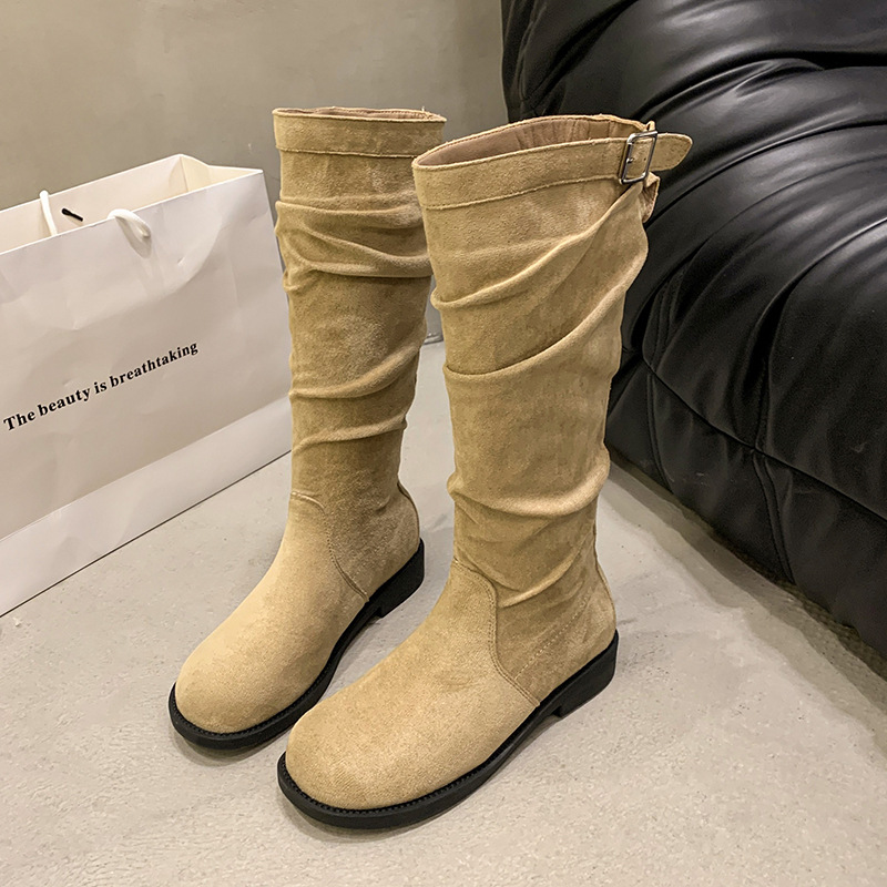 Womens Slim-fit High-top Boots For Fall And Winter foto 3