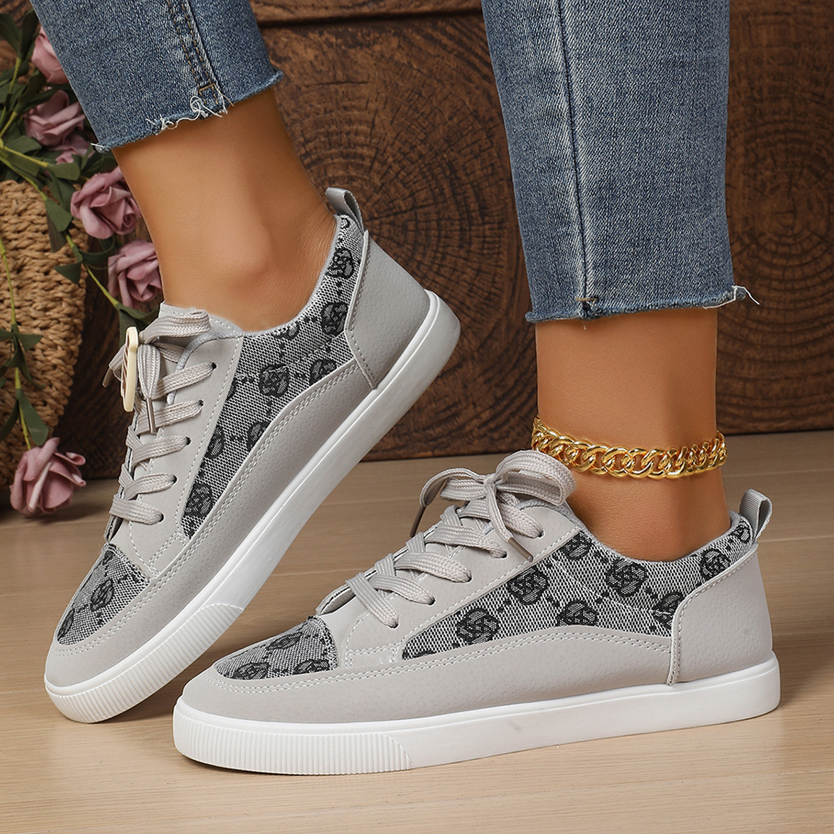Fashion Women's Breathable Casual Sneaker foto 3