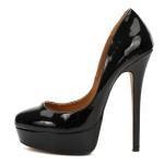 Anti-string Crossbody Plus Size Women's Low-cut High Heel Pumps foto 3