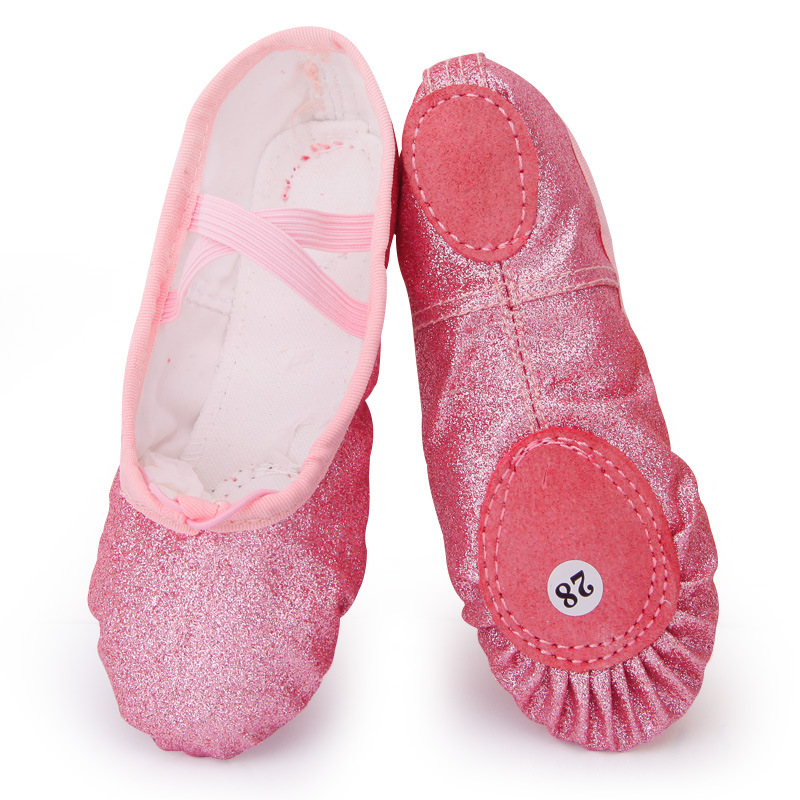 Golden Folk Dance Cat's Paw Performance Ballet Dancing Shoes foto 5
