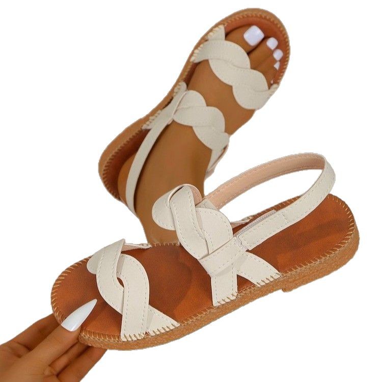 Woven Fashion Flat Summer Shoes Women foto 4