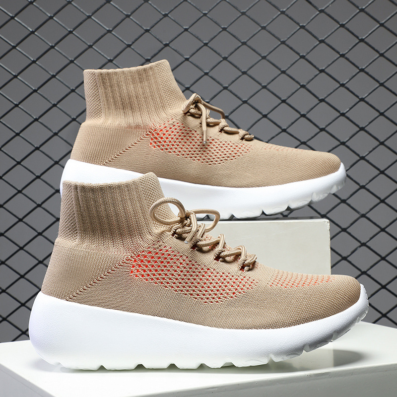 Flyknit Men's Shoes Lightweight Breathable Mesh Casual Sneaker foto 5