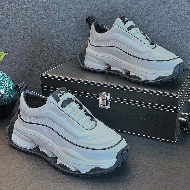 Men's Casual Leather Breathable Sports Shoes foto 4