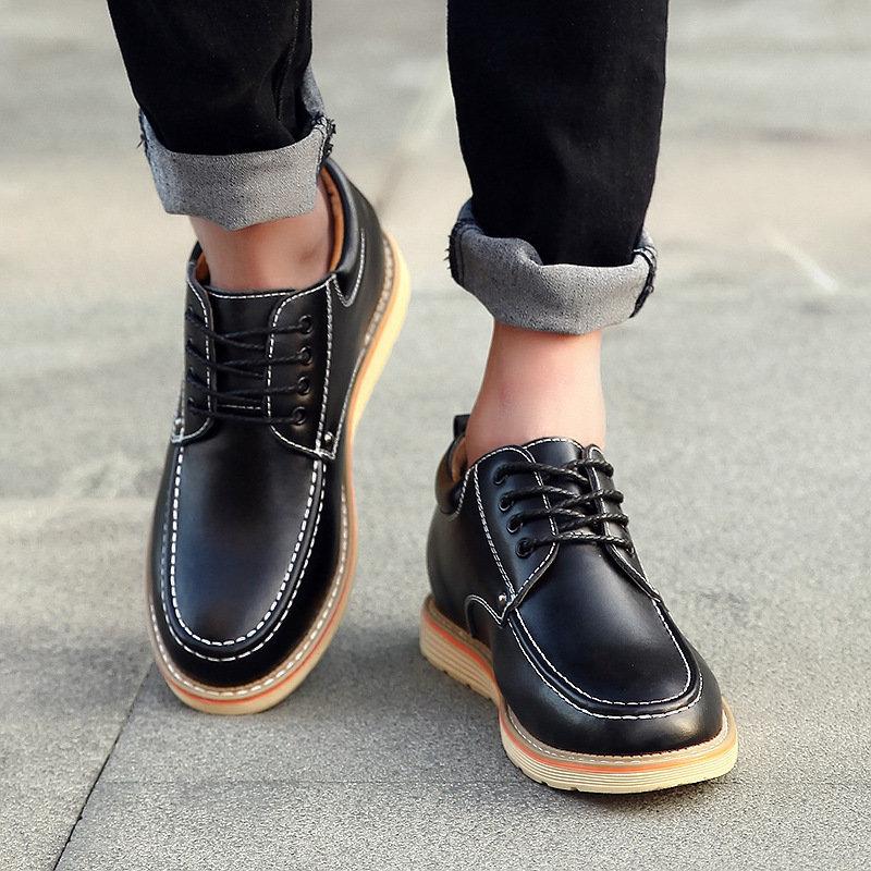 Men's Leather Shoes Height Increasing Insole 6cm foto 5