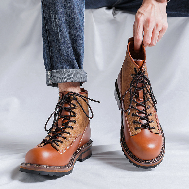 Martin Boots Men's Tooling Platform Leather Boots foto 3
