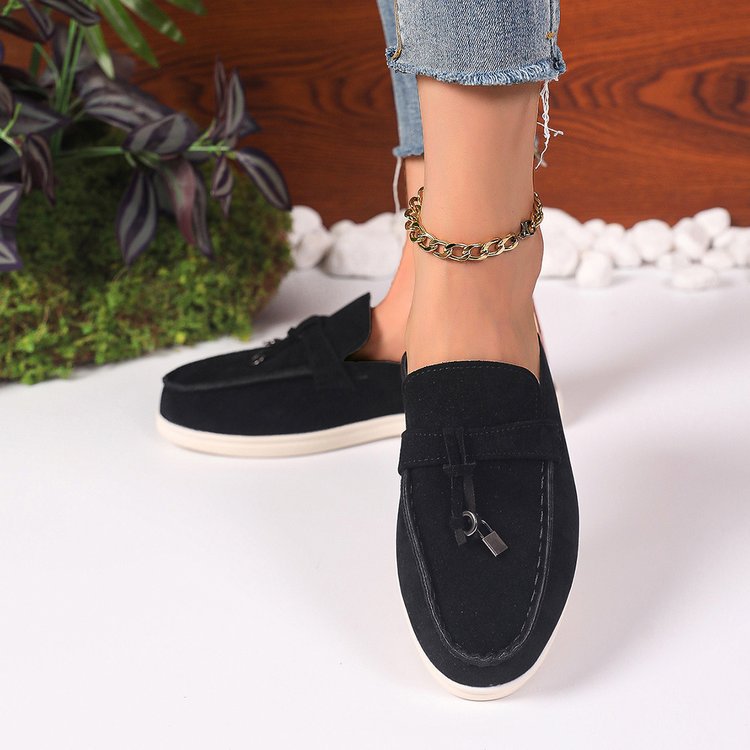 New Women's Slip-on Shoes Casual Half-slippers foto 4