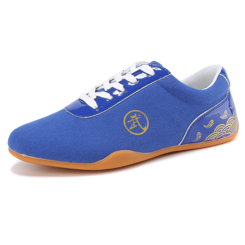 Men's Soft-soled Kung Fu Performance Practice Shoes Lightweight Martial Arts Shoes foto 3