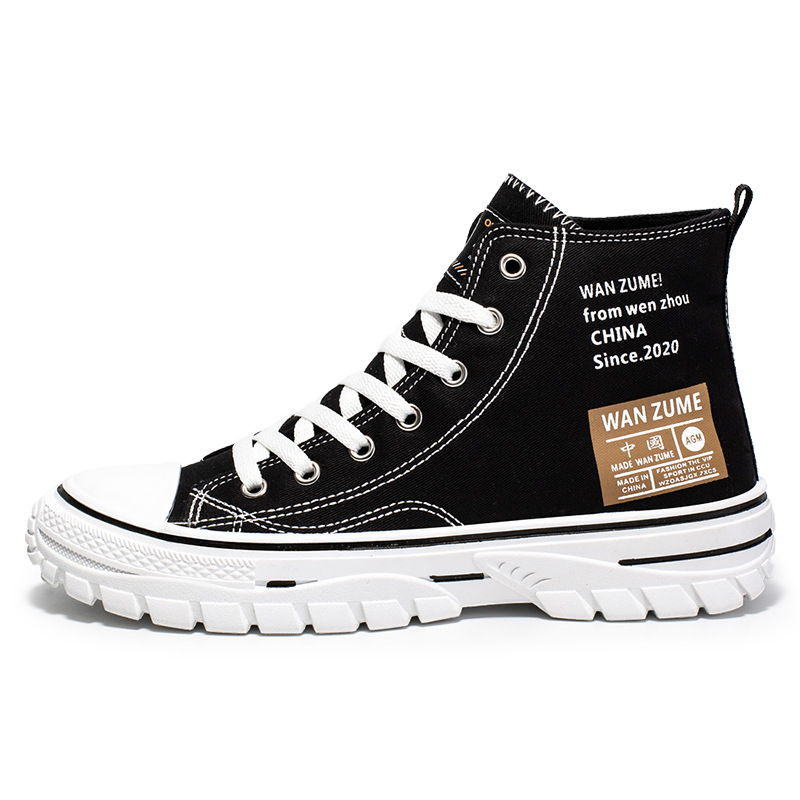 Men's High-top Canvas Shoes Trendy foto 3