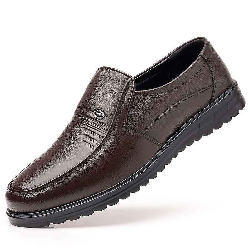 Men's Business Casual Non-slip Soft Leather Soft Sole Shoes foto 2