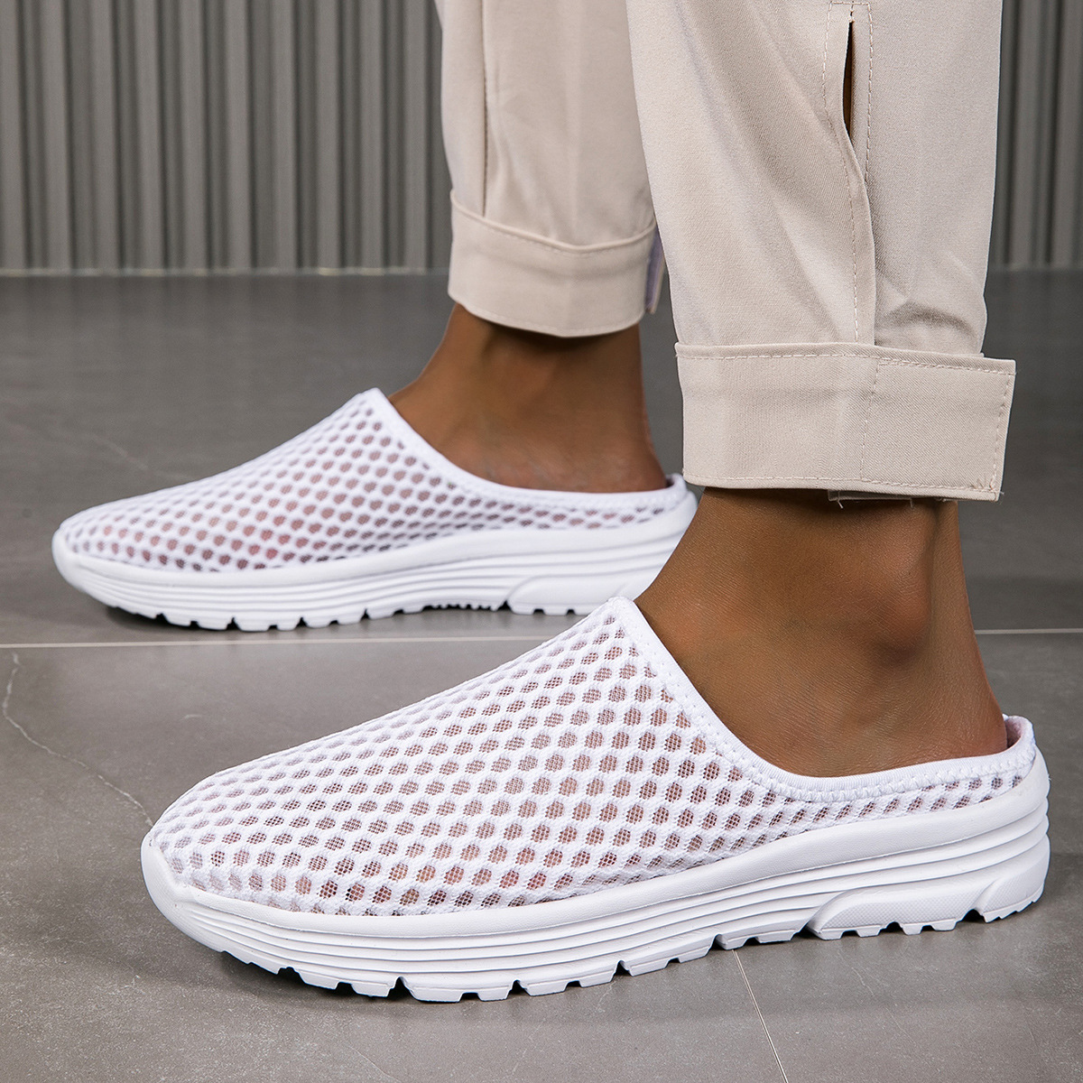 Mesh Outdoor Walking Sandals With A Head Cover foto 4