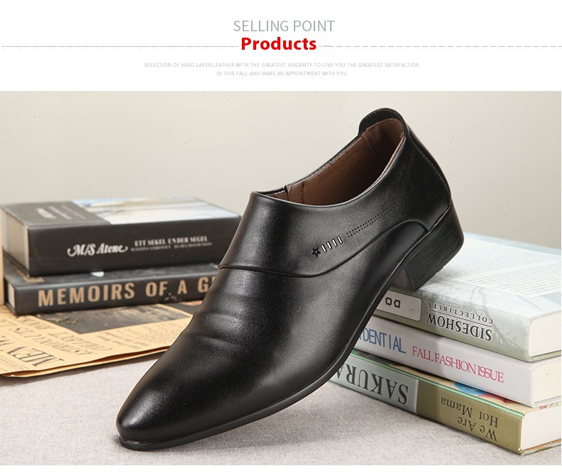 Men's Photo Studio Wedding Photography Casual Leather Shoes foto 4