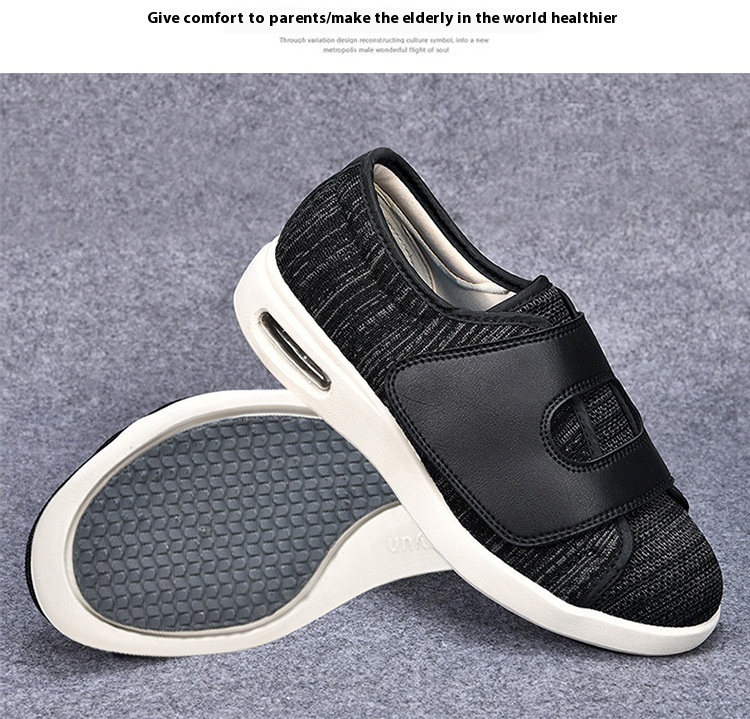 The Old Winter Velcro Large Opening Shoes For The Old