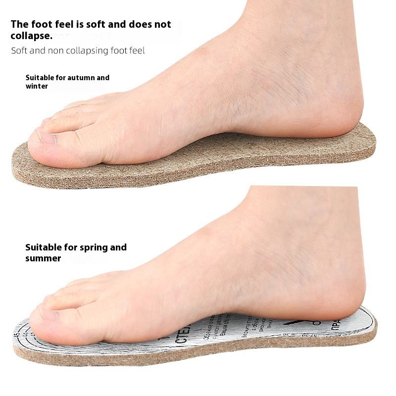 Cartoon Wool Carpet Insole Thick Warm Shock Absorption foto 3