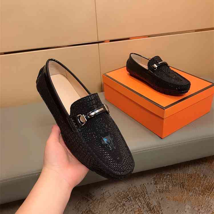 Gommino Men's Casual Breathable Leather Shoes foto 4
