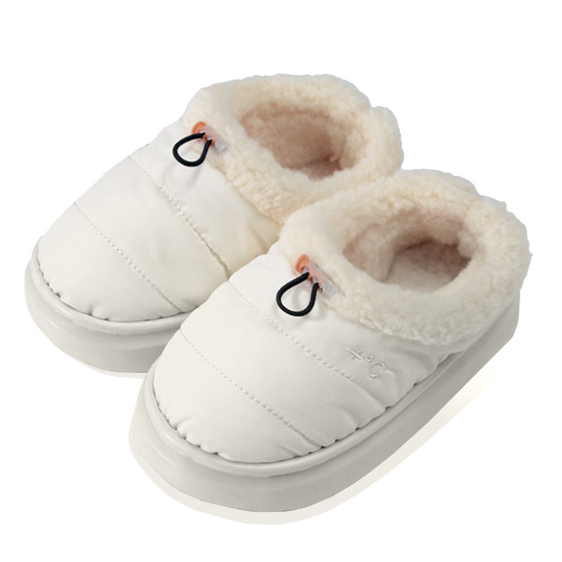 Cotton Slippers For Winter, Men And Women Adults, Furry Shoes, Indoor Cotton Shoes foto 4