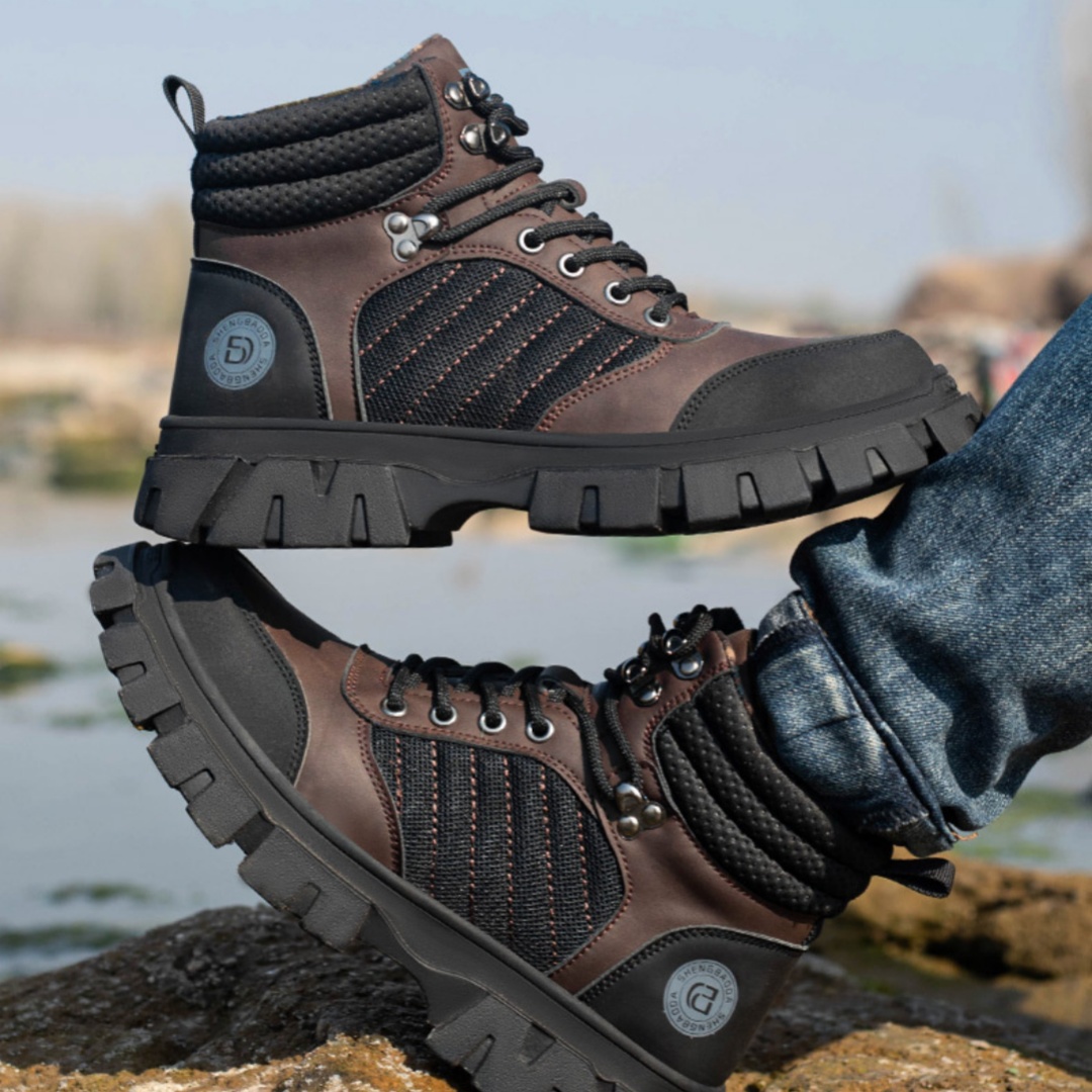 Men's Safety And Comfort Work Anti Smashing Safety Shoes foto 5