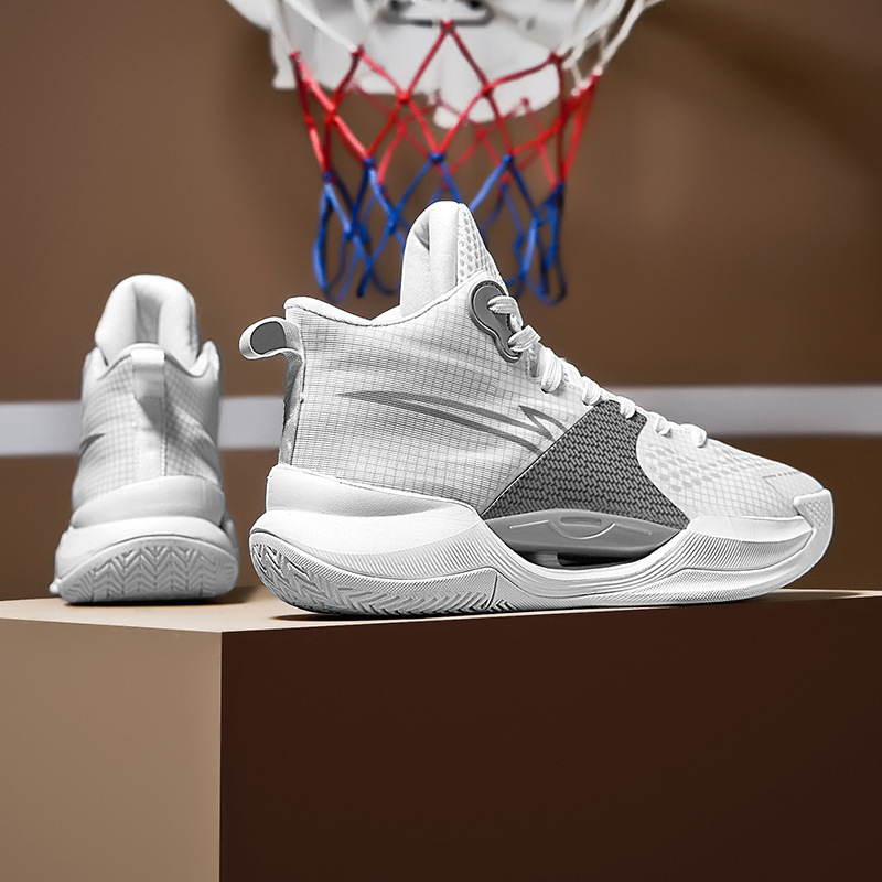 Ultra-light Basketball Shoes High-top Men's Wear-resistant foto 2