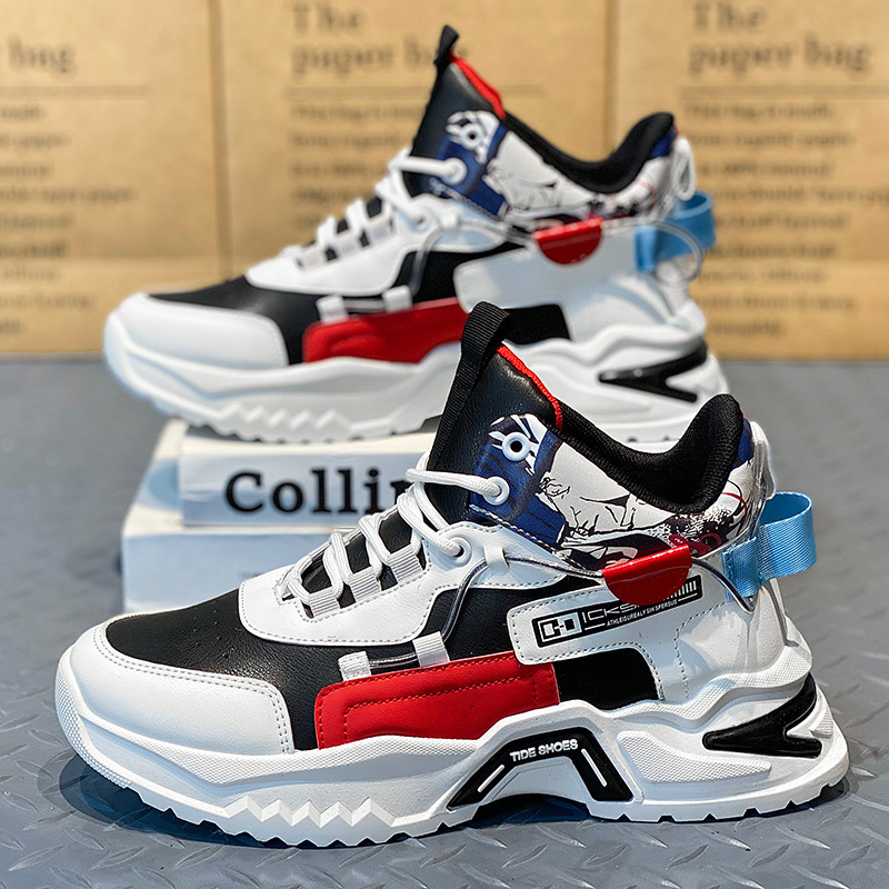 Men's Sports Versatile Height Increasing Insole Casual Running Shoes foto 3
