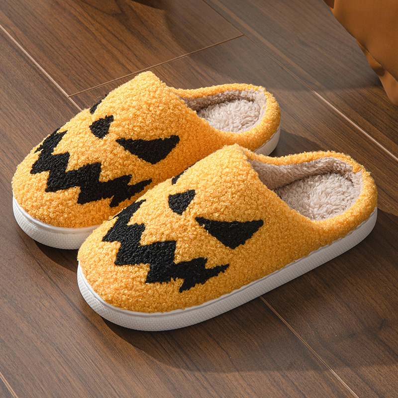 Halloween Towel Embroidery Couple Indoor Slippers foto 4