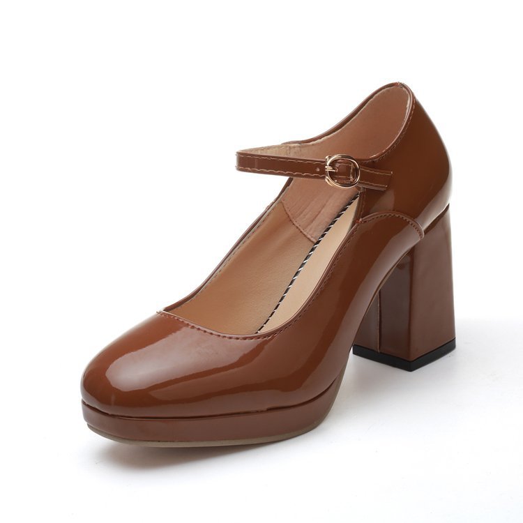 Spring NEW High Heel Low-cut Heel Women's Shoes foto 4